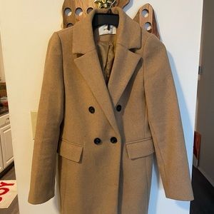 Stradivarius Wool Dress Coat